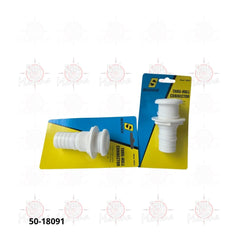 SALIDA BOMBA DE ACHIQUE 1 1/8 BLANCA PLASTICO ALTO IMPACTO