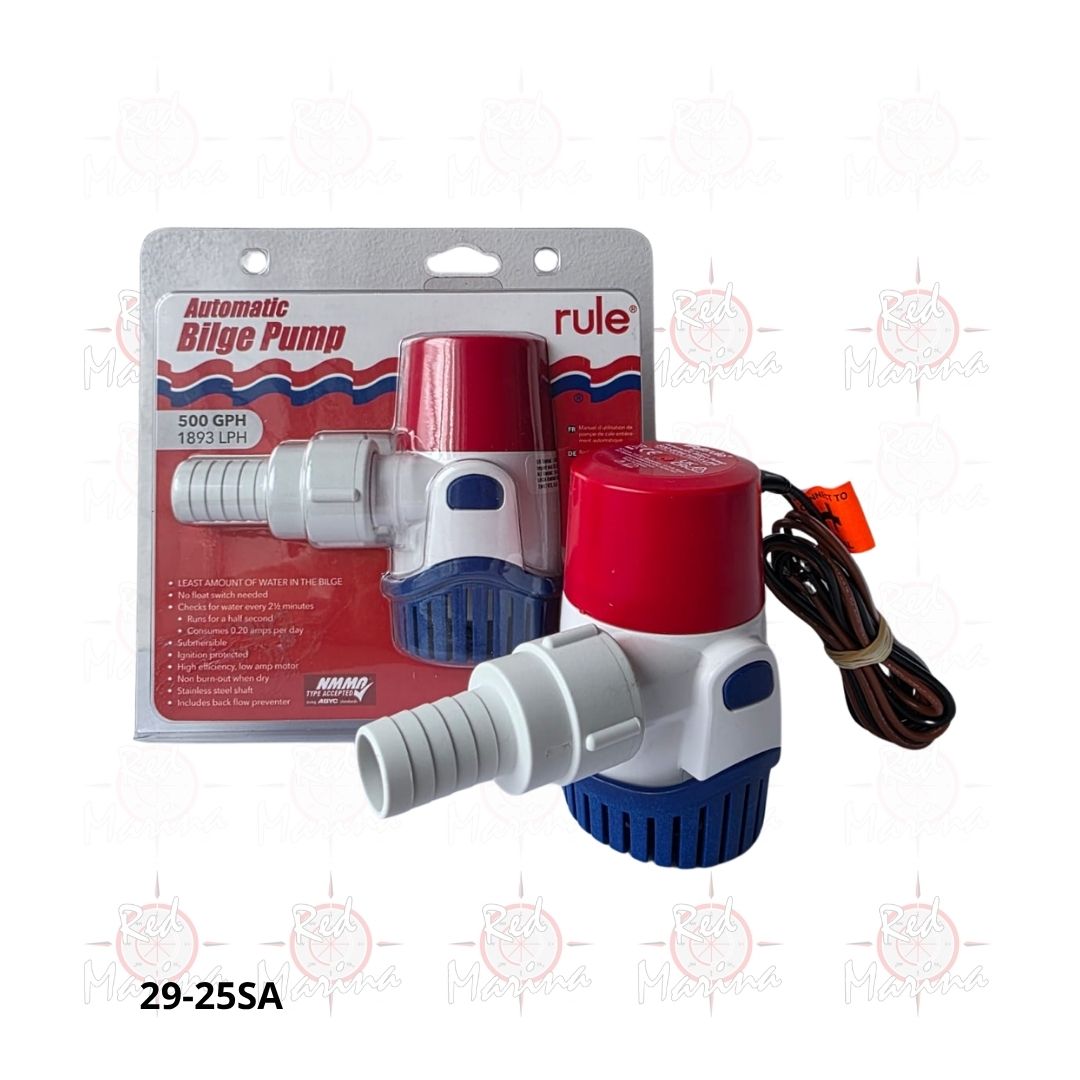 BOMBA DE ACHIQUE 500 GPH AUTOMATICA RULE